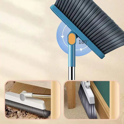 Vertical Folding Broom And Dustpan Set