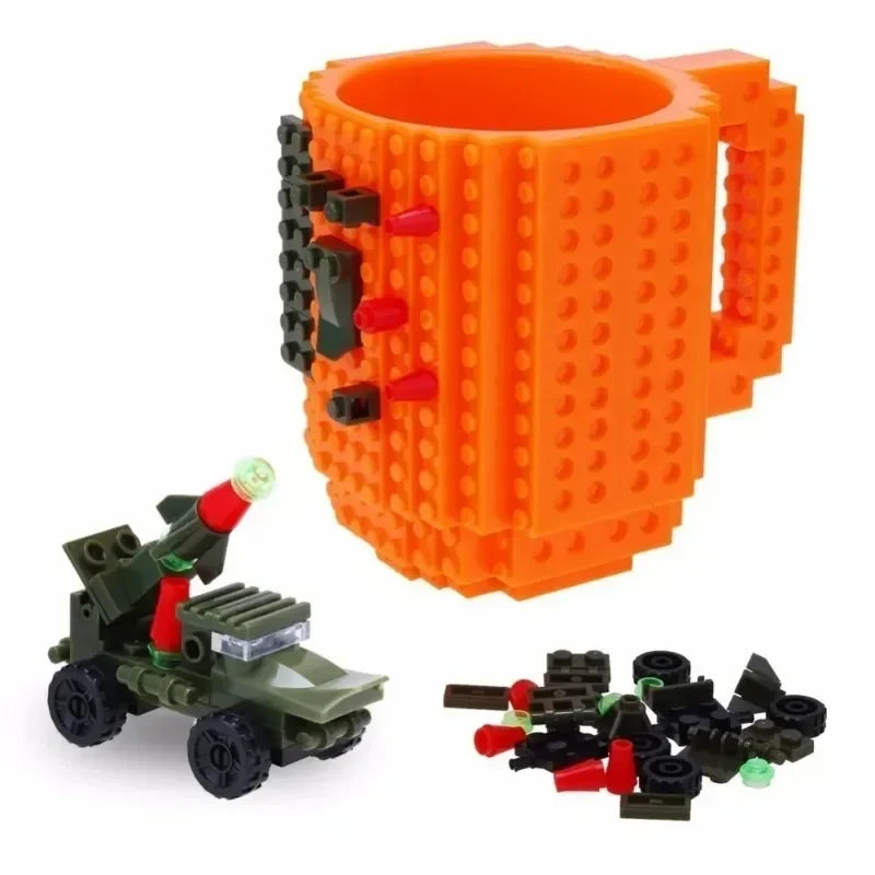 350ml Creative Build-on Brick Mug