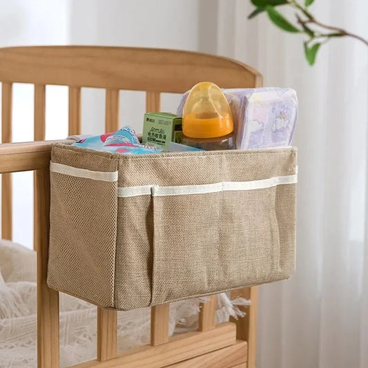 Cotton Linen Book Storage Bag